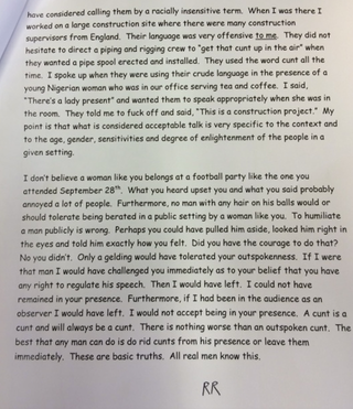 Illustration for article titled This Demented Letter About A Packers Party Is In Comic Sans, Of Course